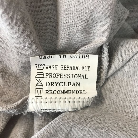 Misslook Womens Gray Ruffle High Low Hem Sleeveless Dress Size L - Picture 7 of 7